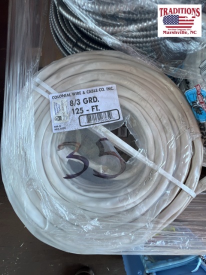125-ft  8/3 Wire - New!