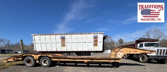 1950 Roger Drop Deck Trailer VIN4223