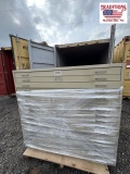 (3) Flat 5 Drawer File Cabinet