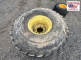 (2) 21.5L-16.1 Tire and Rims