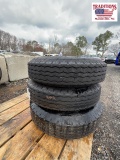(3) 8-14.5 Trailer Tires