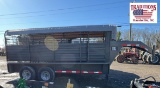 2021 Stoll 16' Livestock Gooseneck Trailer VIN6408