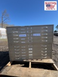 (2) Cole Metal Cabinet