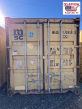 20ft x 8ft x 8ft Shipping Container - Yellow