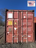 40ft x 9ft 6in Shipping Container - Red