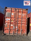 40ft x 9ft 6in Shipping Container - Red