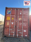 40ft x 9ft 6in Shipping Container - Red