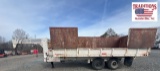 Gooseneck 8'X16' Dump Trailer - NO TITLE