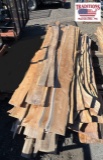 Pallet of Cedar & Poplar Rough Cut Lumber