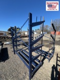 (2) Blue Metal Racks