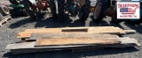 Pallet of Rough Cut Cedar Lumber