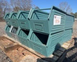 (4) Schafer Metal Bins