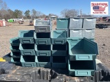 (37) Schafer Metal Bins and Boxes - Assorted