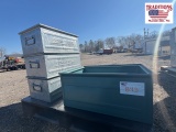 (4) Schafer Metal Boxes - Assorted