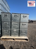 (16) Schafer Metal Boxes