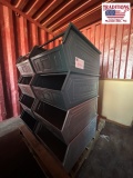 (12) Schafer Metal Bins
