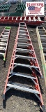 (1)10ft Werner Ladder/(1)12ft Werner Ladder