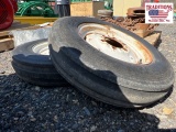 (2) 6.00-16 Tires and Rims
