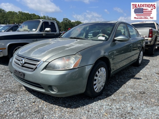 2003 Nissan Altima VIN 5644