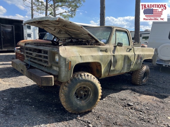 1978 Chevrolet Parts Truck VIN 1186
