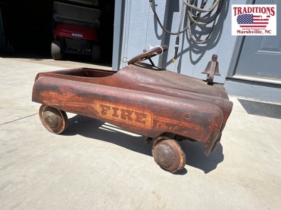 Fire Chief Pedal Car