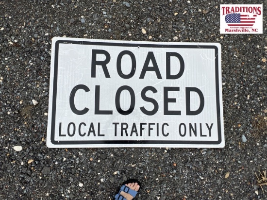 Road Closed Sign
