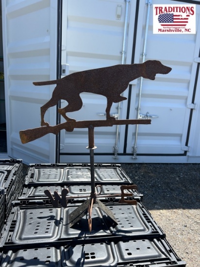 Hunting Dog Weather Vane