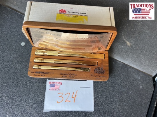 1997 MAC Tools 24K Gold Plated Chisel Set