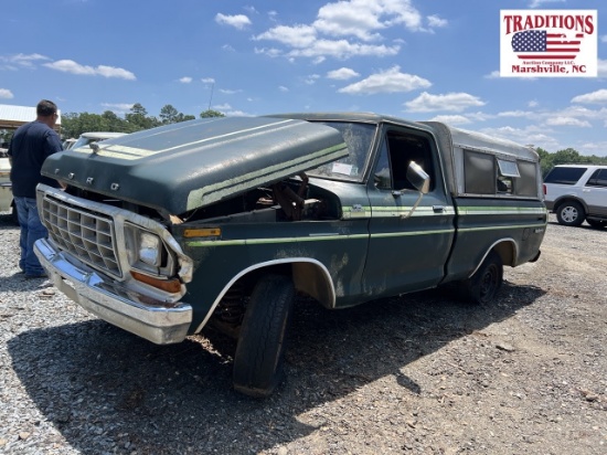 1978 Ford F100 Custom VIN 4195