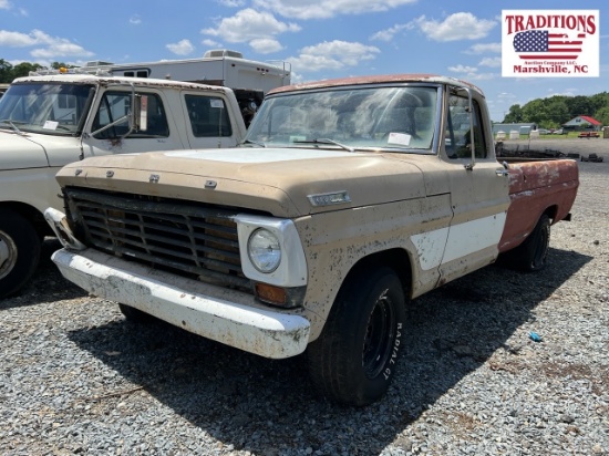 1972 Ford F100 VIN 4528 NO TITLE