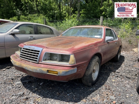 1985 Ford Thunderbird VIN 3637