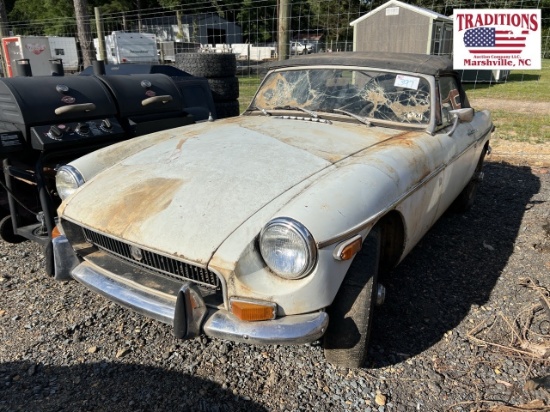 1972 MG Convertible VIN 542G