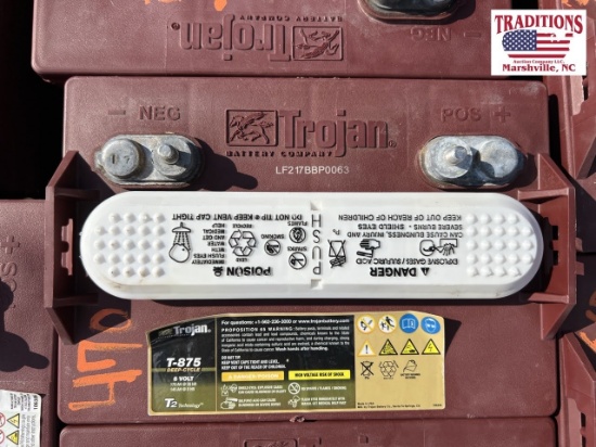 Trojan 8 Volt T-875 Deep Cycle Battery