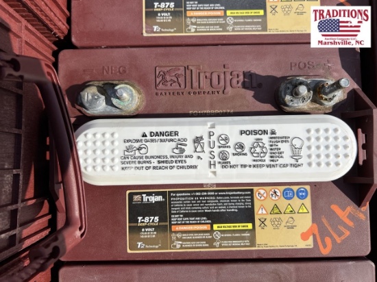Trojan 8 Volt T-875 Deep Cycle Battery