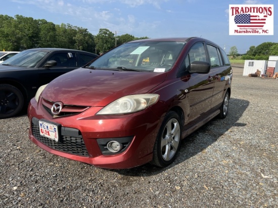 2009 Mazada VIN 7251 SALVAGE TITLE