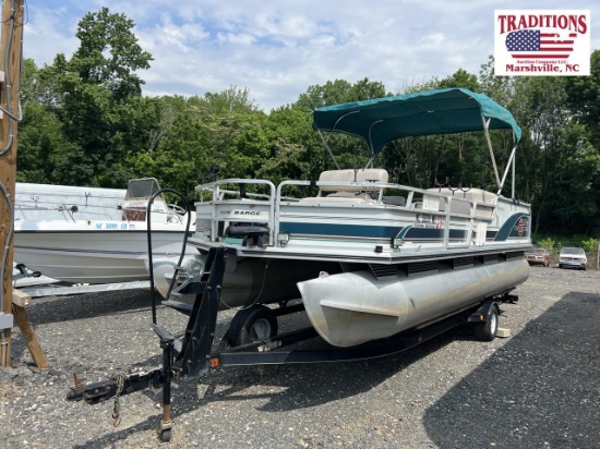 1998 Tracker Pontoon Boat Hull D898