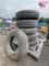 (5) 8-25R15TR Tires and Rims/(1) Tire Only