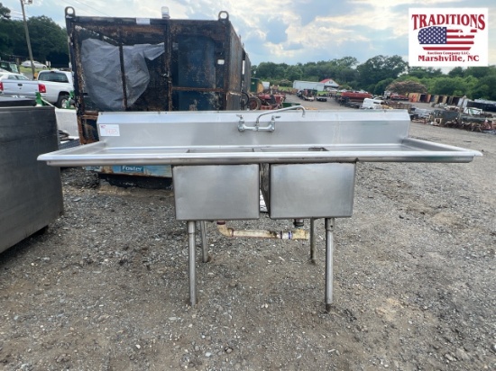 Stainless Steel 2 Bay Sink