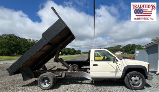 1995 Chevrolet 3500HD Diesel Dump Truck VIN7595