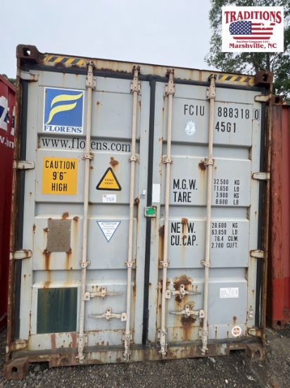 40ft x 9ft 6in Shipping Container
