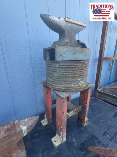 Anvil on stand