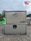 (2) Buyers Aluminium Diamond Plate Boxes