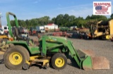 John Deere 755 Diesel 4x4 Yard Tractor