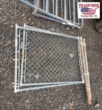 (2) Chain Link Gates