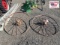 2 Steel Wheels