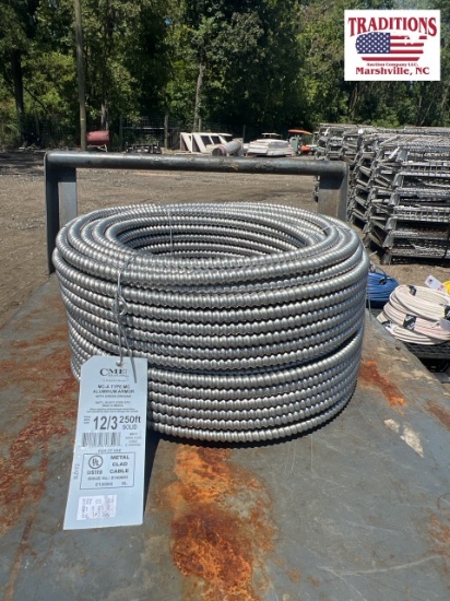12/3 250ft Metal Clad Cable