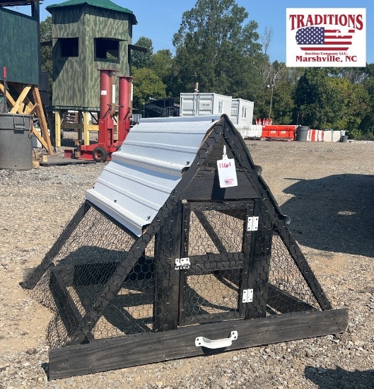 Mobile A-Frame Chicken Run