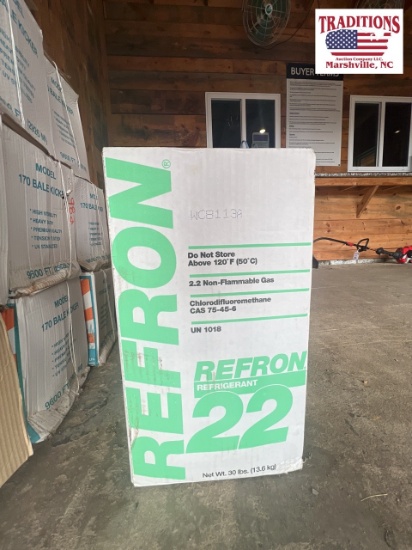 Refron 22 30 lb tank - NEW