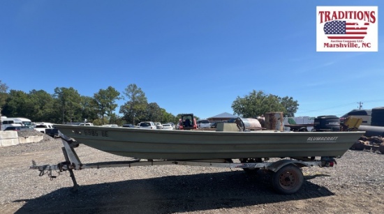 Jon Boat with Trailer - NO TITLE