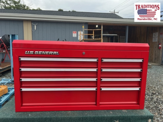 US General 44" Double Bank Top Chest Tool Box